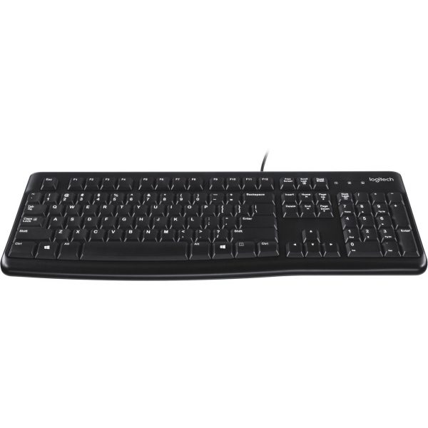 KB Logitech K120 voor Business Zwart bedraad BULK