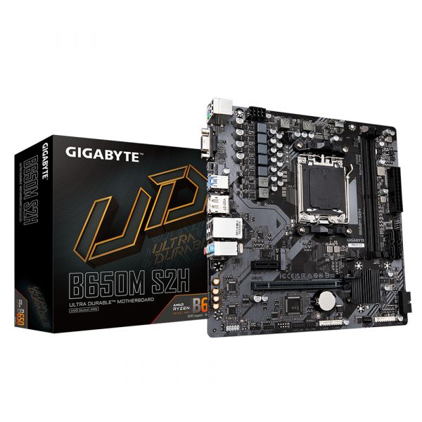 Gigabyte AM5 B650M S2H DDR5 M.2/DP/HDMI/VGA/µATX