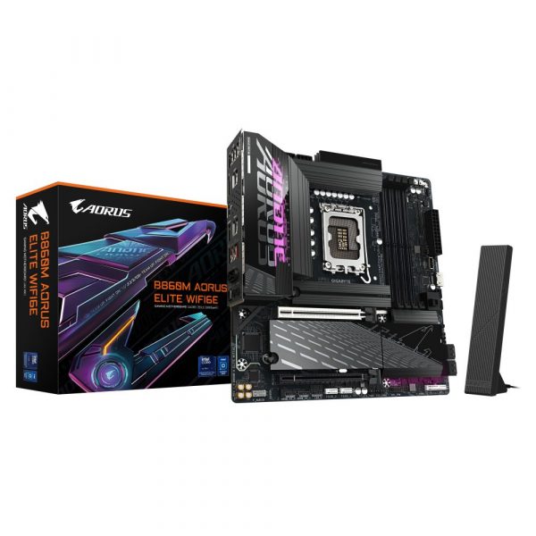 Gigabyte 1851 B860M AORUS ELITE WIFI6E DDR5/3xM.2/DP