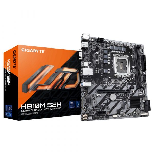 Gigabyte 1851 H810M S2H DDR5/M.2/DP/HDMI/VGA/µATX