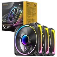 Antec Orbit 120 ARGB PWM Zwart set van 3