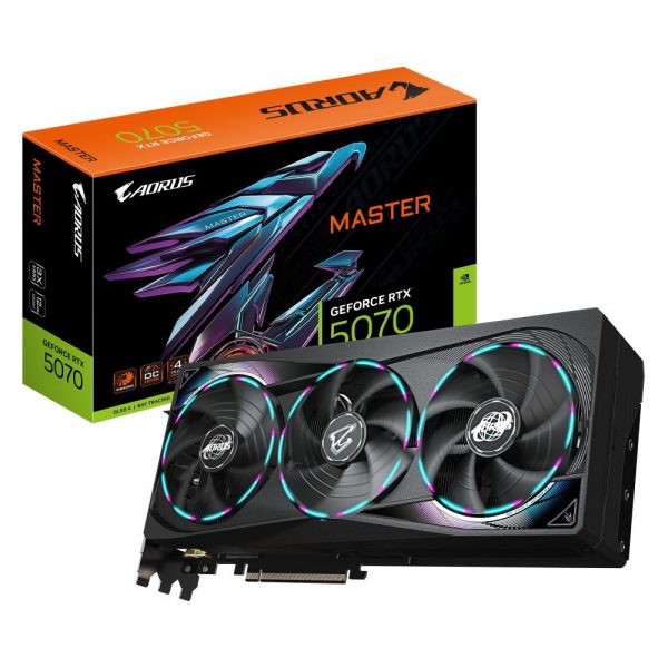 Gigabyte RTX5070 AORUS MASTER 12GB 3xDP/HDMI