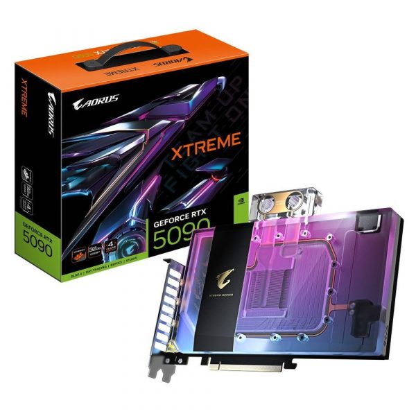 Gigabyte RTX5090 AORUS XTREME WATERFORCE WB 32GB 3xDP/HDMI