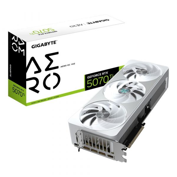 Gigabyte RTX5070Ti AERO OC 16GB 3xDP/HDMI White