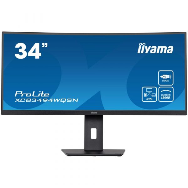 34" Iiyama ProLite XCB3494WQSN-B5 WQHD DP/HDMI Curved