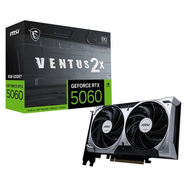 MSI GeForce RTX5060 VENTUS 2X OC 8GB 3xDP/HDMI