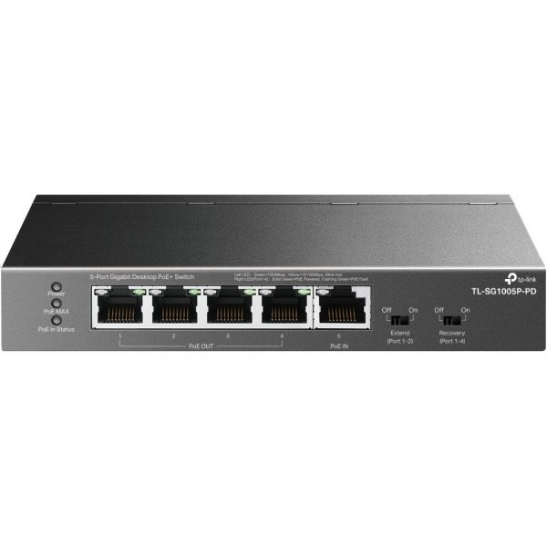 TP-Link 5Port TL-SG1005P-PD - PoE+