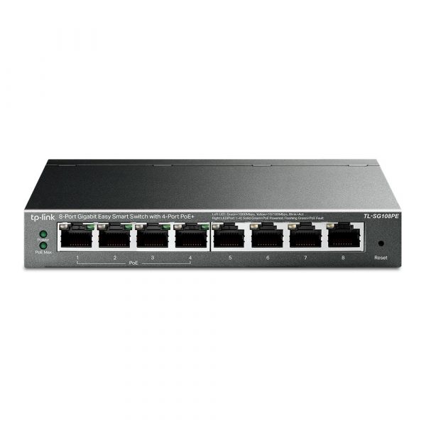 TP-Link 8Port 1Gbps Metalen behuizing POE